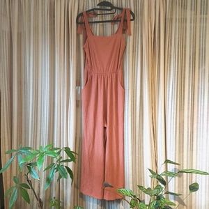 American Eagle tie jump suit